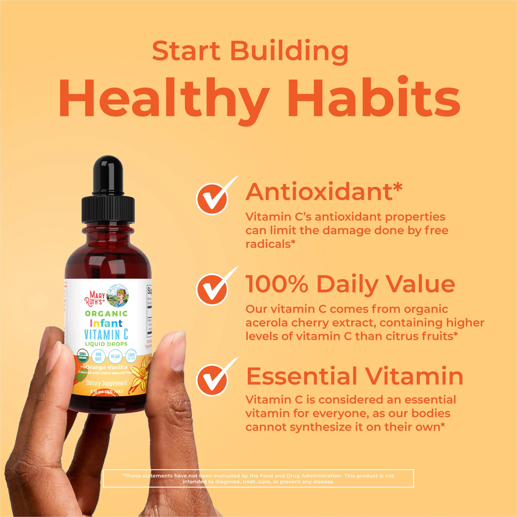 Organic Infants Vitamin C Liquid Drops - Image 5