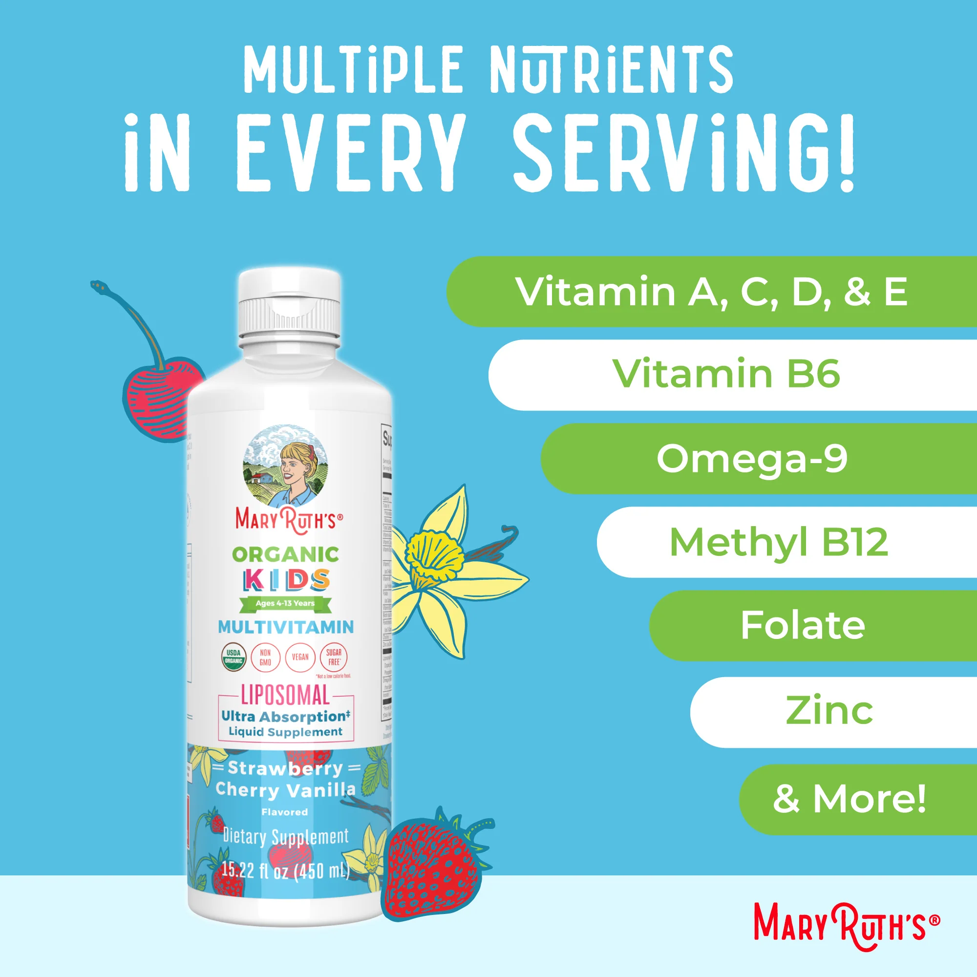Organic Kids Multivitamin Liposomal - Image 7