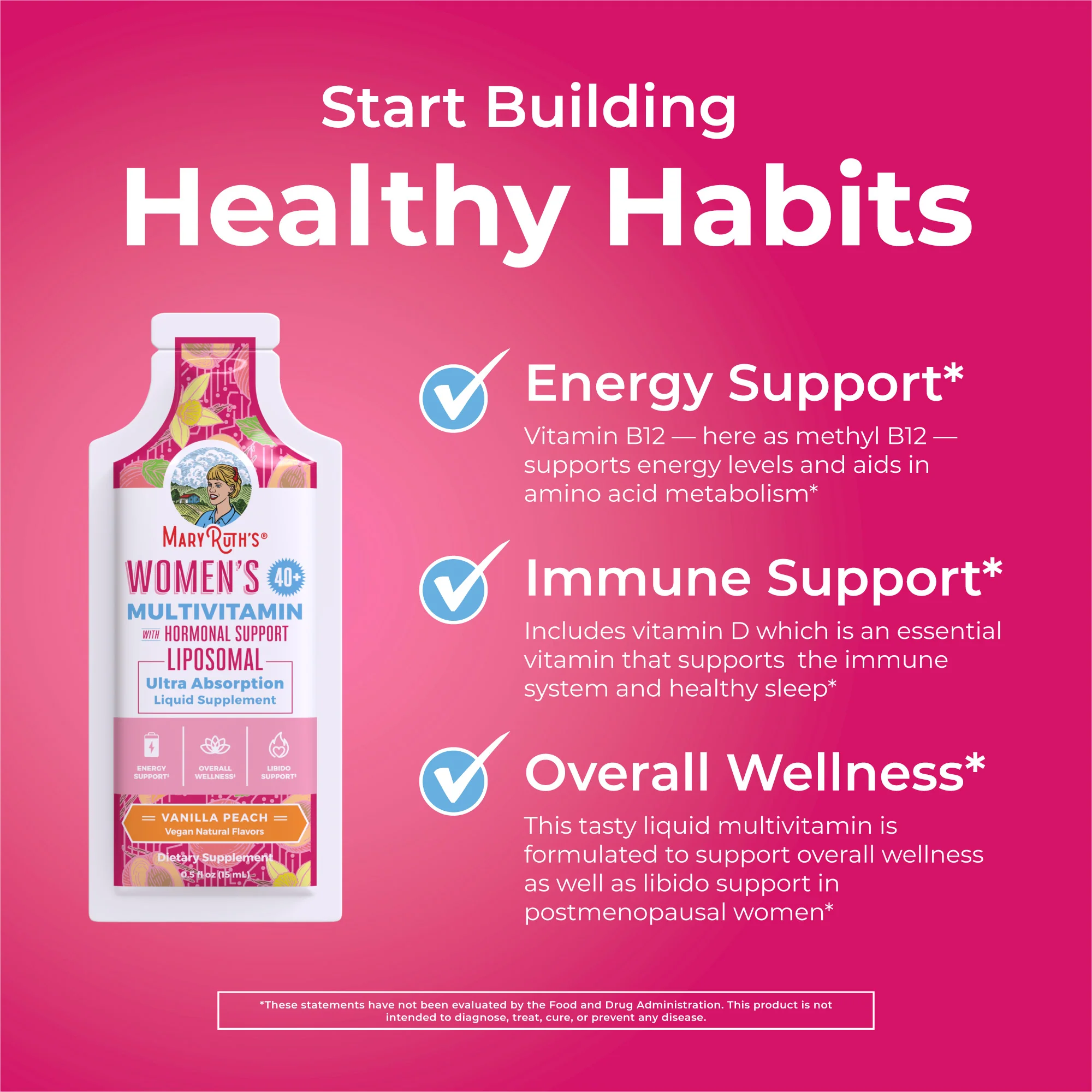Women's 40+ Multivitamin Liposomal Pouches - Image 5